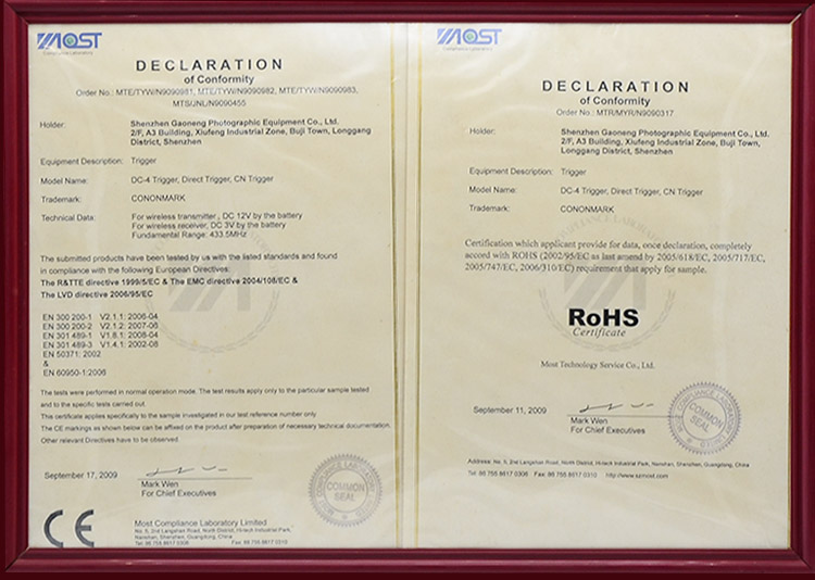 RHOS/CE证书