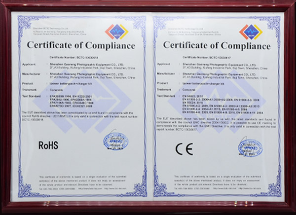 ROHS/CE证书
